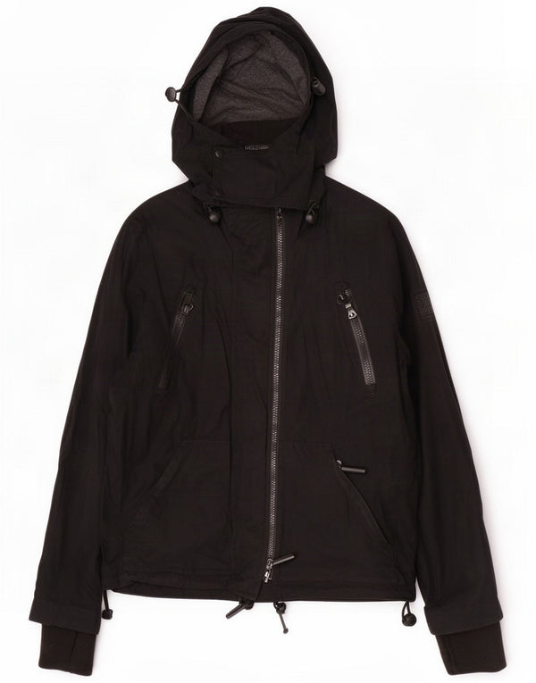 Женская ветровка с капюшоном Superdry UK 42 XL, черный полиэстер