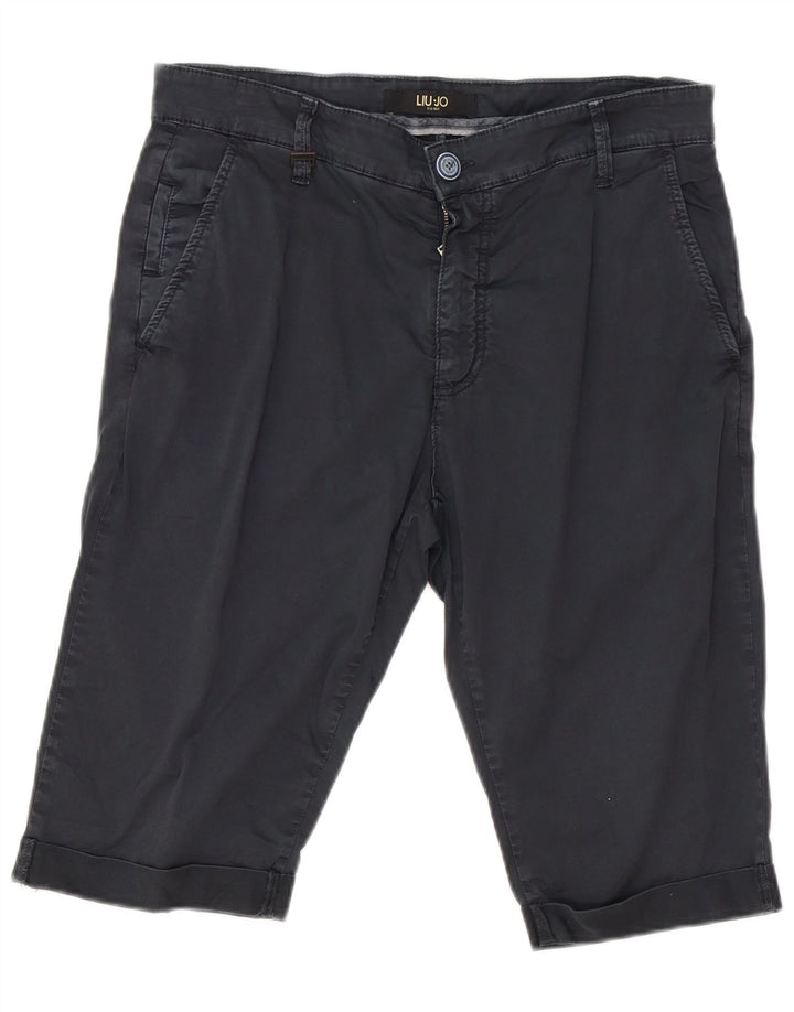 Мужские шорты-бермуды Liu Jo IT 48 Medium W32 Темно-синие, хлопок
