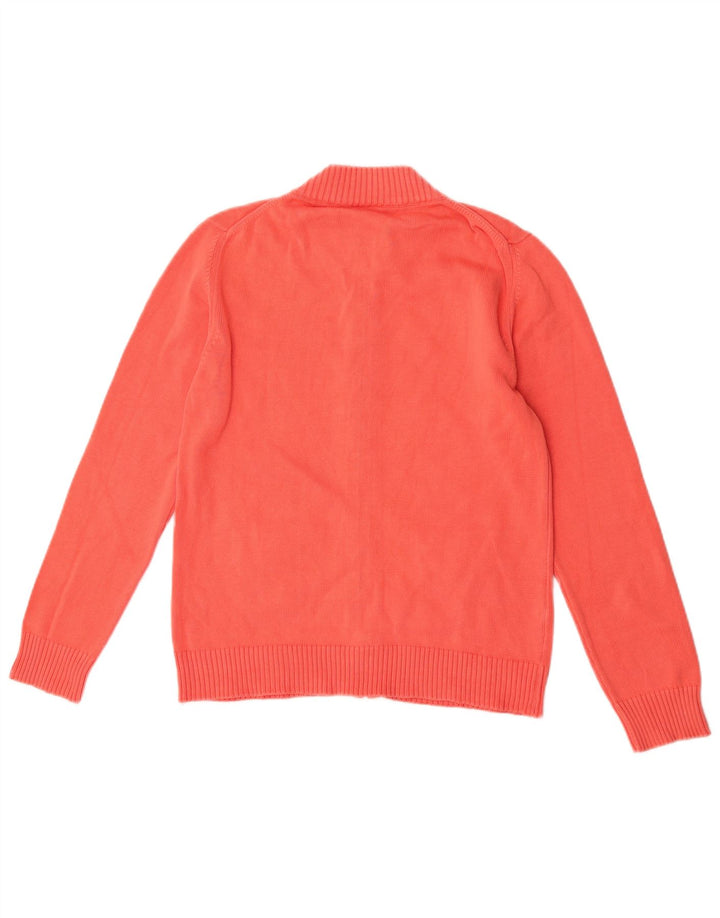 Женский кардиган Lacoste, размер 40, хлопковый средний оранжевый цвет