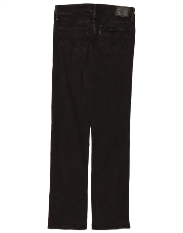 Женские прямые джинсы Levi's 314 W29 L30, черный хлопок