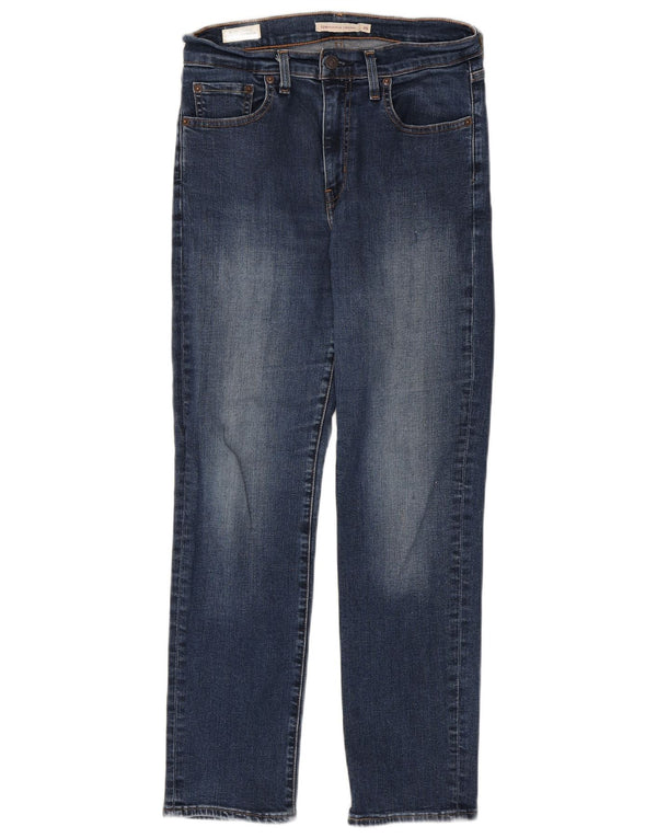 Женские прямые джинсы Levi's 724 с высокой посадкой W29 L28, синие, хлопок