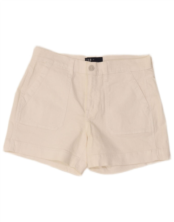 Женские джинсовые шорты Gap W27, маленькие белые, хлопок