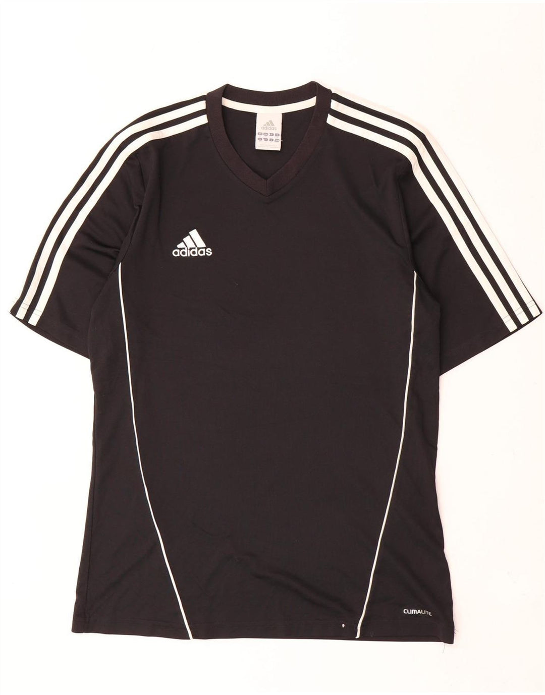 Мужская футболка Adidas Climalite, средний черный полиэстер