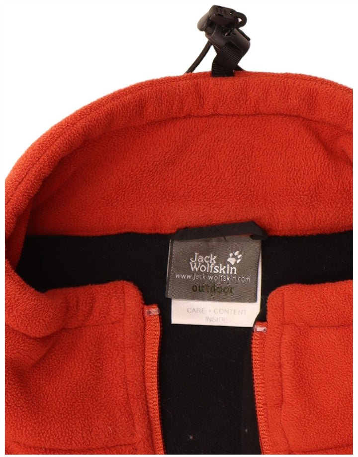 Мужская флисовая куртка JACK WOLFSKIN UK 44 XL оранжевая, полиэстер