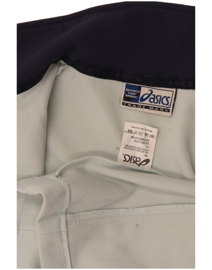 Женский спортивный костюм ASICS UK 14, средний белый полиэстер с цветными блоками