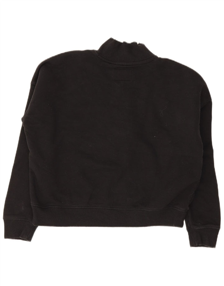 Женский свитер оверсайз с рисунком Jack Wills UK 12, средний черный