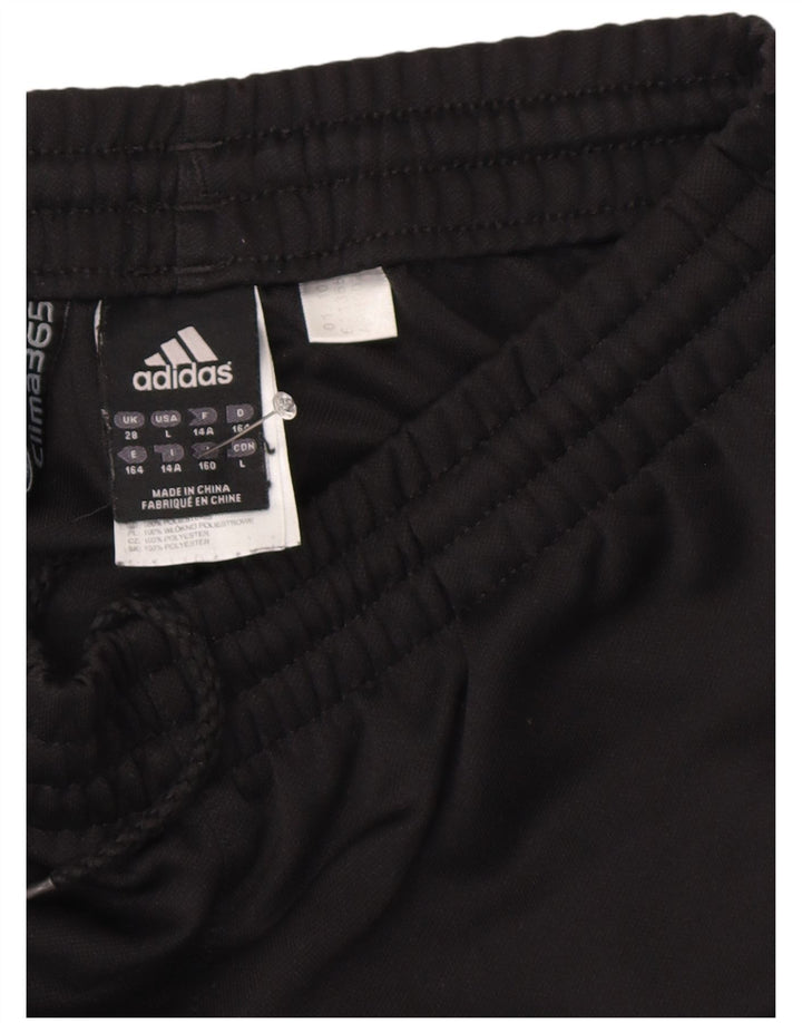 Спортивные брюки Adidas для мальчиков 13-14 лет, черный полиэстер