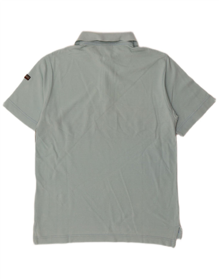 NAPAPIJRI Мужская рубашка-поло с географическим рисунком, маленькая синяя хлопковая рубашка с цветными блоками