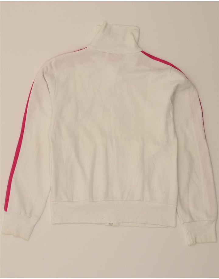 PUMA Womens Tracksuit Top Jacket UK 14 Large White Colourblock Polyester Vintage Puma and Second-Hand Puma from Messina Hembry 