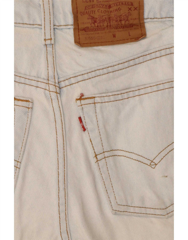 Женские джинсовые шорты Levi's 550, США 5, маленькие, W25, синие, хлопок