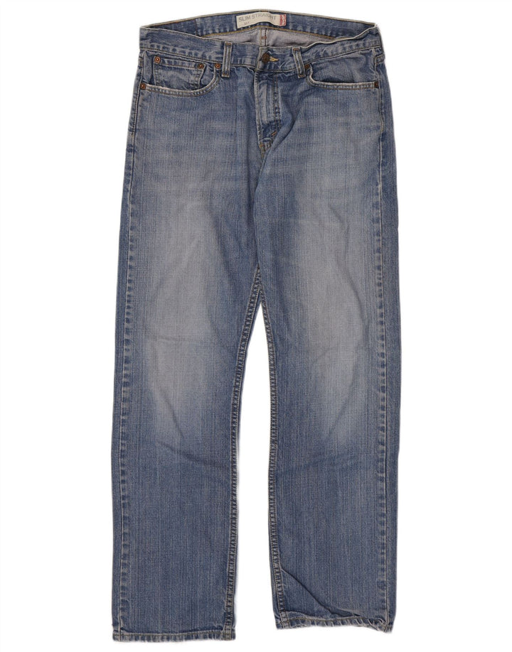 Мужские прямые джинсы Levi's 514 W33 L32 синие, хлопок