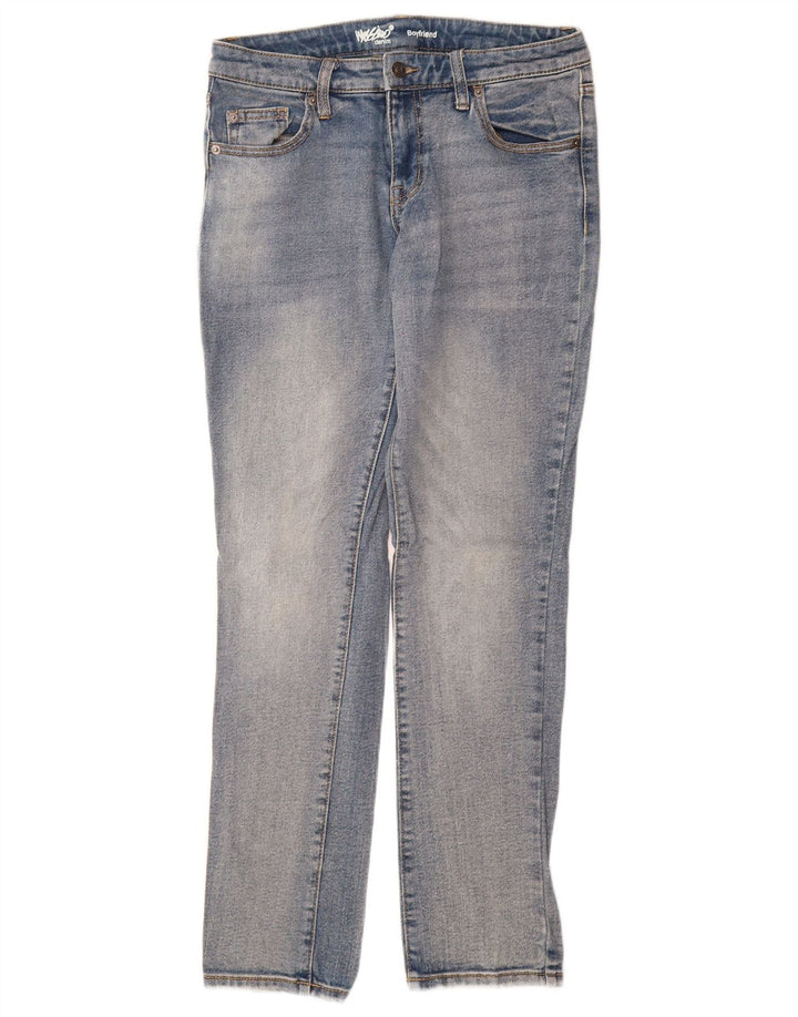 Женские зауженные джинсы-бойфренды Mossimo, размер США 4, маленький размер W27 L30, синий хлопок