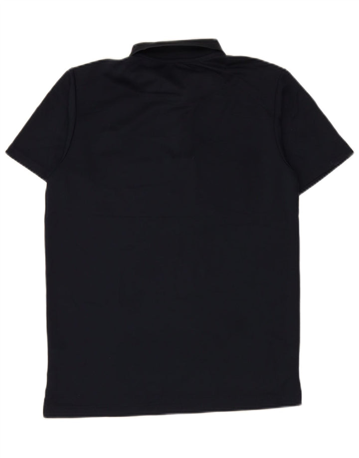 Рубашка-поло IZOD для мальчиков обычного размера, 15–16 лет, XL, темно-синяя, полиэстер