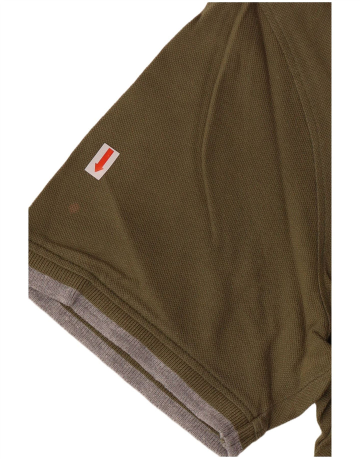 Мужская рубашка-поло обычного кроя Harmont & Blaine, большой размер, зеленый хлопок, хлопок