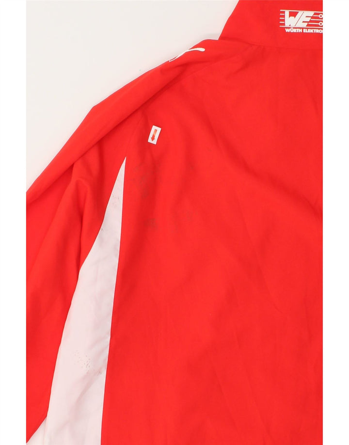 PUMA Mens Graphic Tracksuit Top Jacket Small Red Colourblock Polyester Vintage Puma and Second-Hand Puma from Messina Hembry 