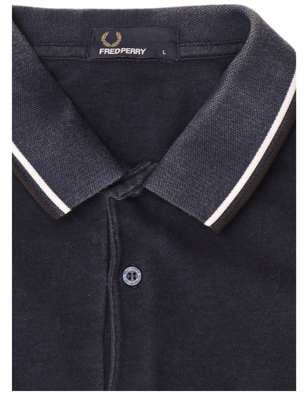 Мужская рубашка-поло Fred Perry, темно-синяя, большая