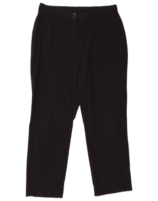 Женские прямые брюки чинос Marks & Spencer UK 16, большие W32 L27, черные