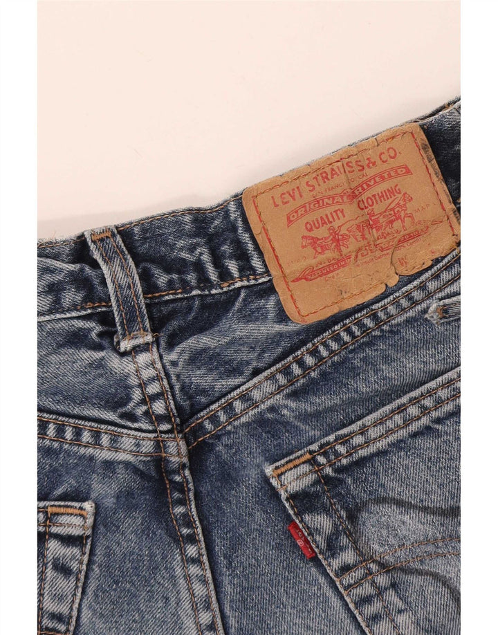 Женские джинсовые шорты Levi's с потертостями W24 XS синие