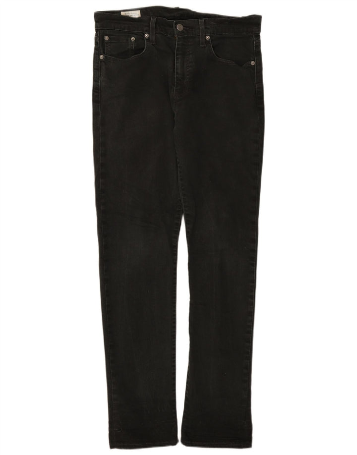 Мужские узкие джинсы Levi's W30 L32, черный хлопок