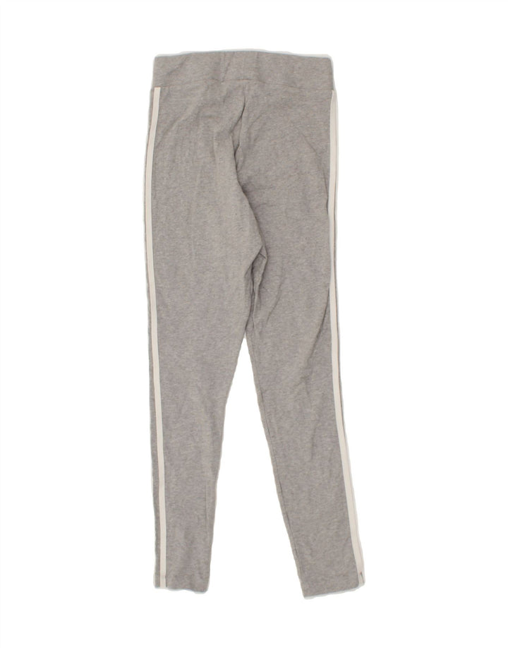 ADIDAS Womens Leggings UK 8 Small Grey Cotton Vintage Adidas and Second-Hand Adidas from Messina Hembry 
