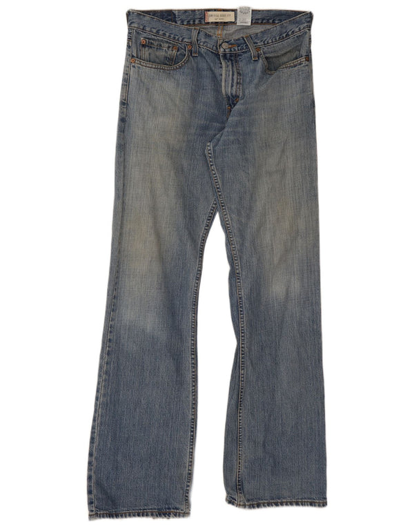 Мужские джинсы Bootcut с низкой талией Levi's 527 W33 L34 синие, хлопок