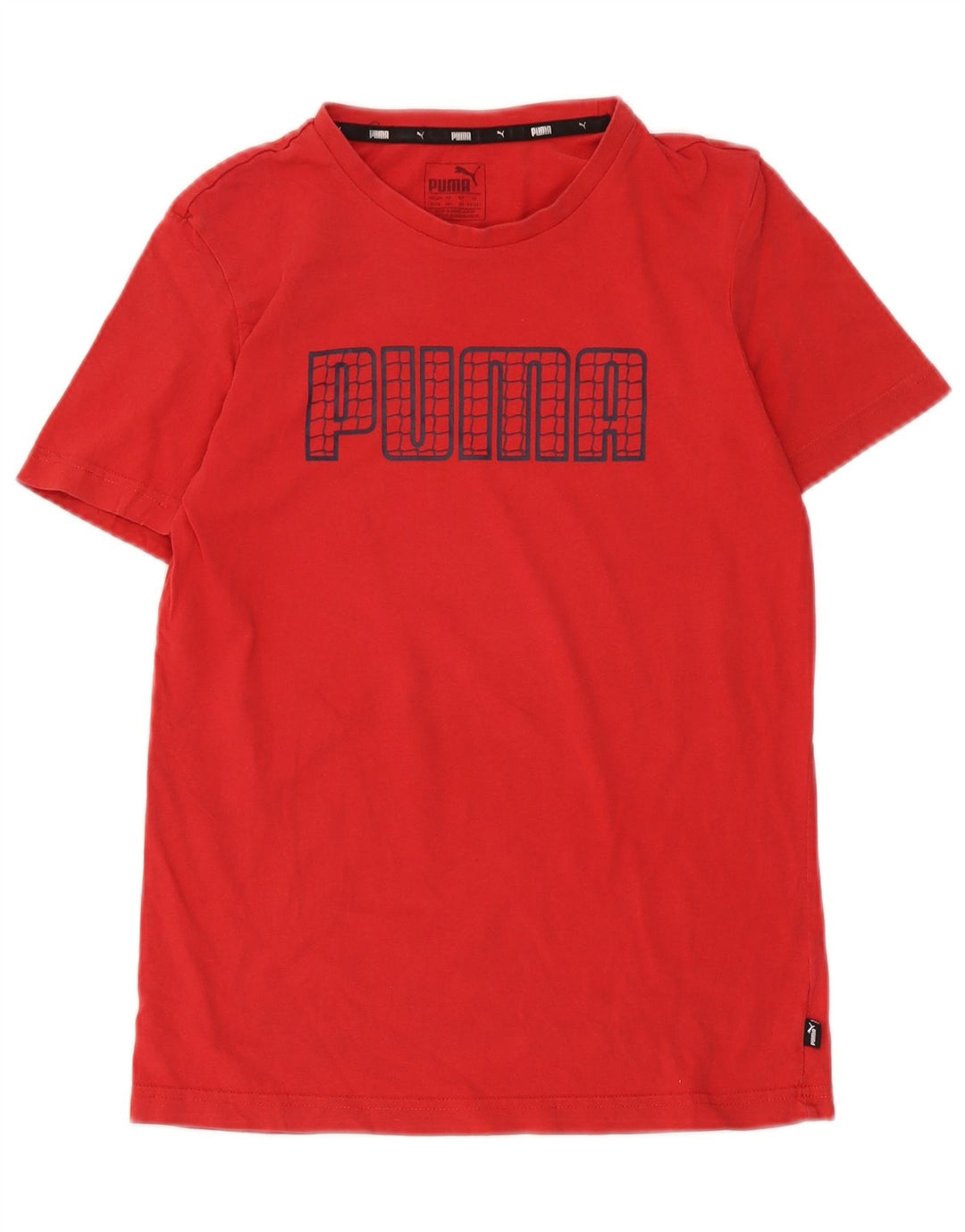 Футболка с рисунком Puma для мальчиков 13-14 лет, красная