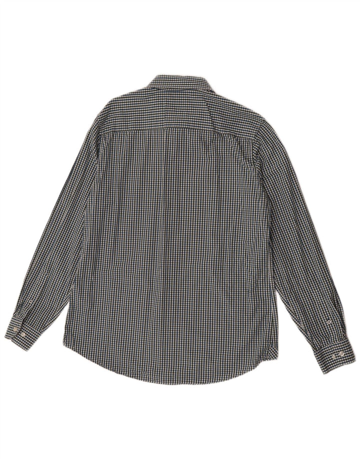 Crew Clothing Мужская приталенная рубашка из большого разноцветного хлопка в мелкую клетку