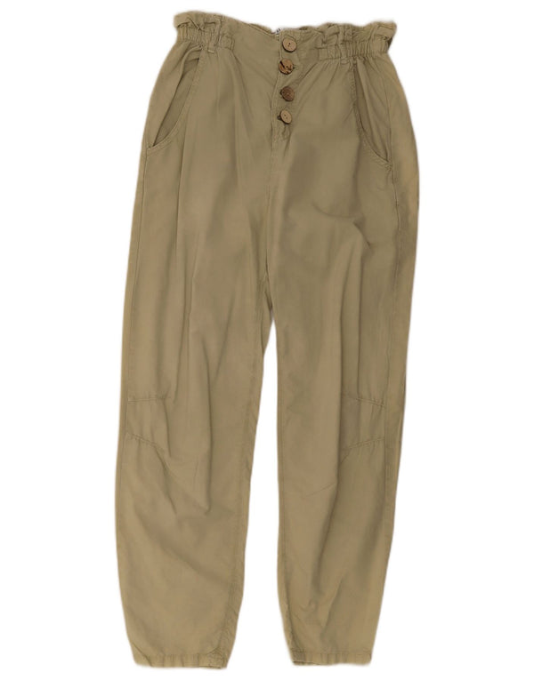 Женские зауженные брюки-чиносы Zara EU 34 2XS W24 L28 Хаки