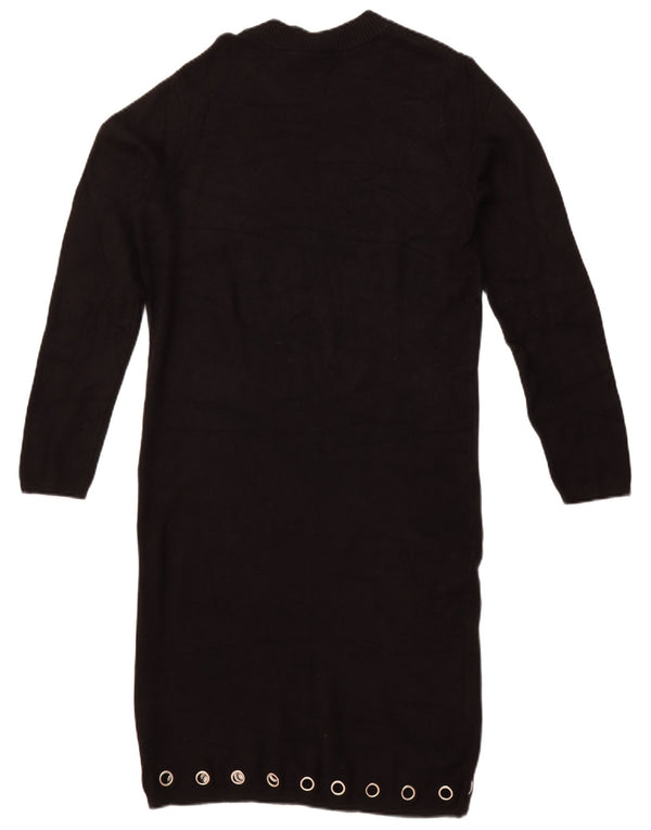 Женский джемпер с длинным рукавом Lipsy UK 14, большой черный вискоза