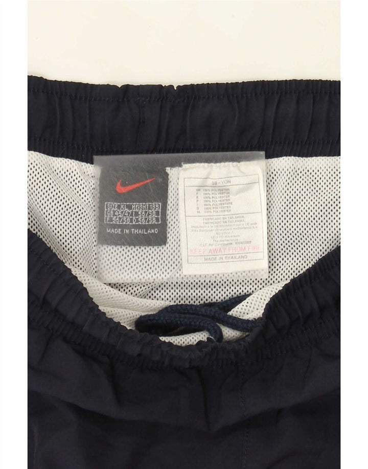 Мужские спортивные шорты Nike XL темно-синие из полиэстера