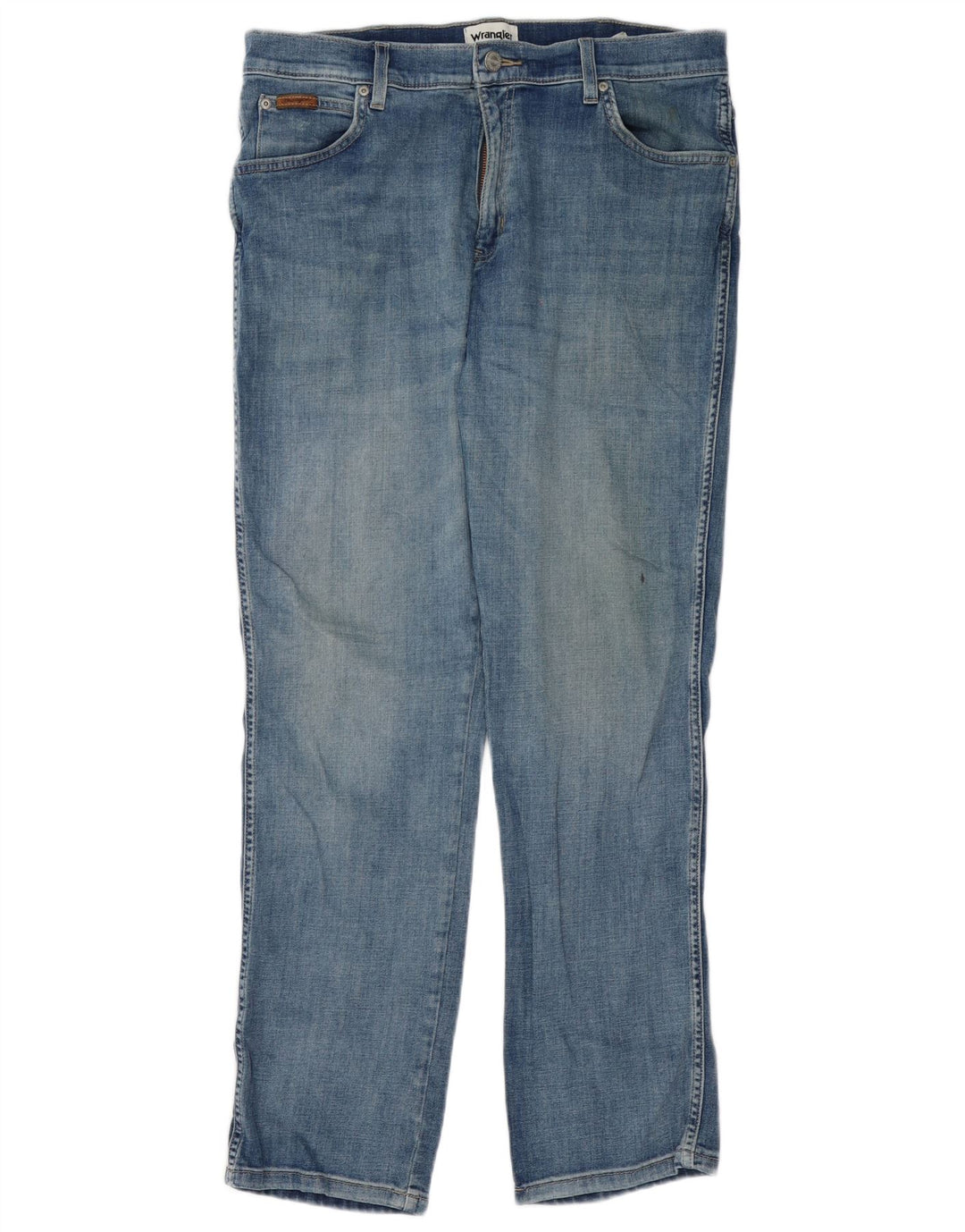 Мужские прямые джинсы Wrangler Texas W36 L30, синий хлопок