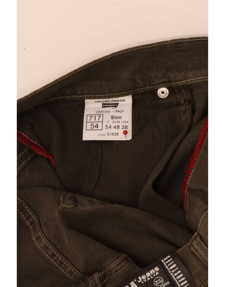 Мужские джинсы Carrera 717 Slim W38 L34 Хаки, хлопок