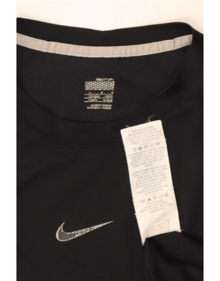 Мужская футболка Nike Dri Fit UK 42/44, большой черный полиэстер