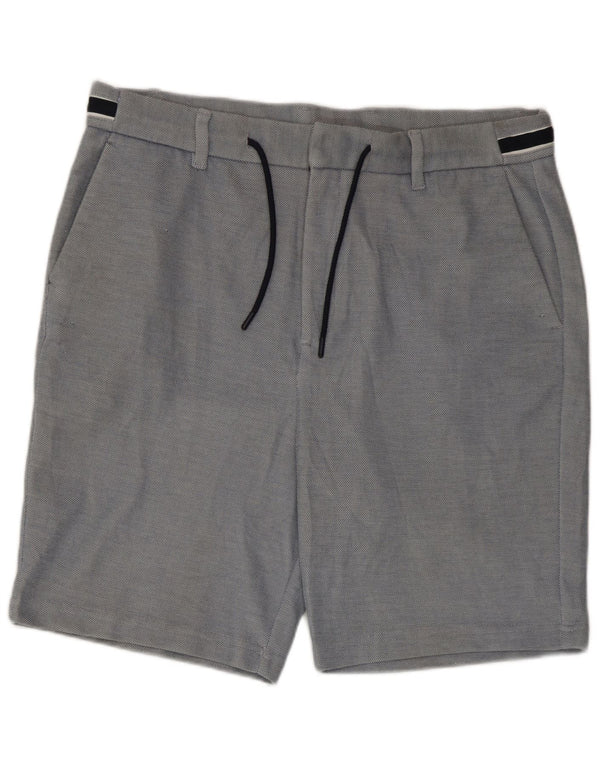 Мужские шорты чинос Zara XL W38 синие, полиэстер