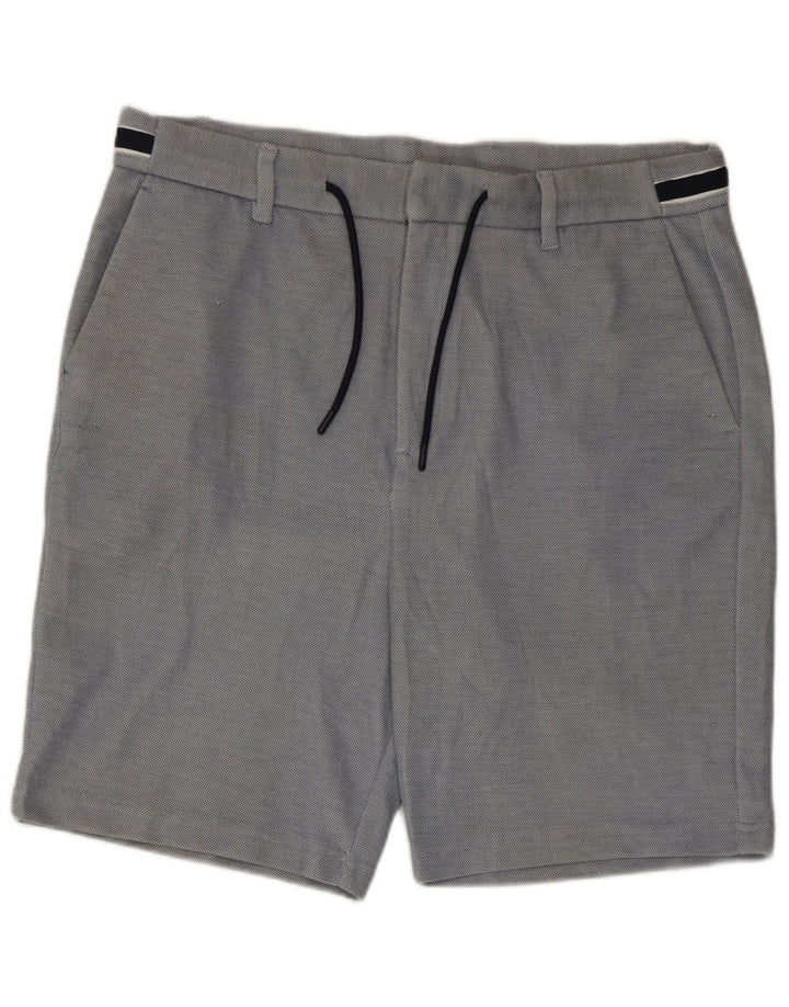 Мужские шорты чинос Zara XL W38 синие, полиэстер