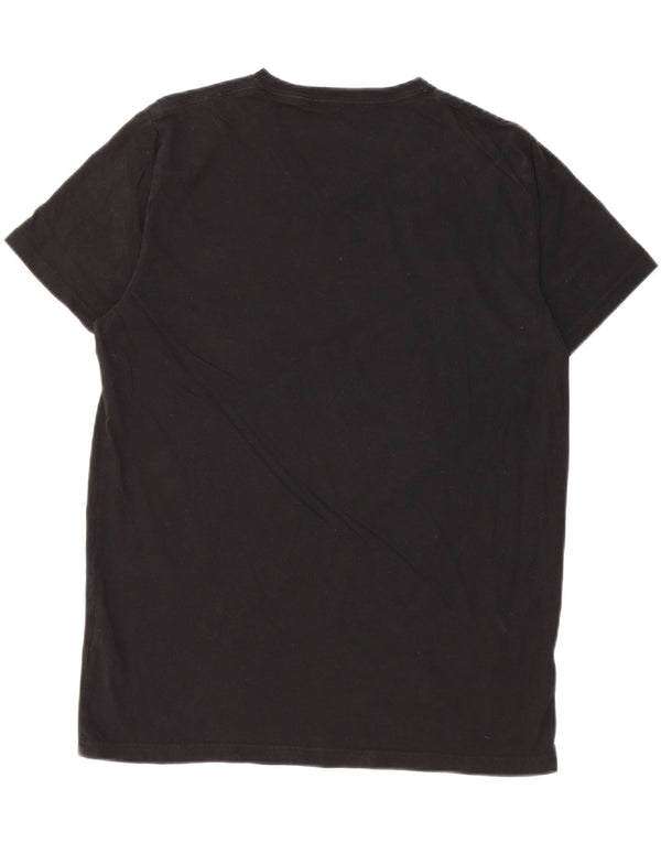 Мужская футболка Hollister Top Medium Black Cotton