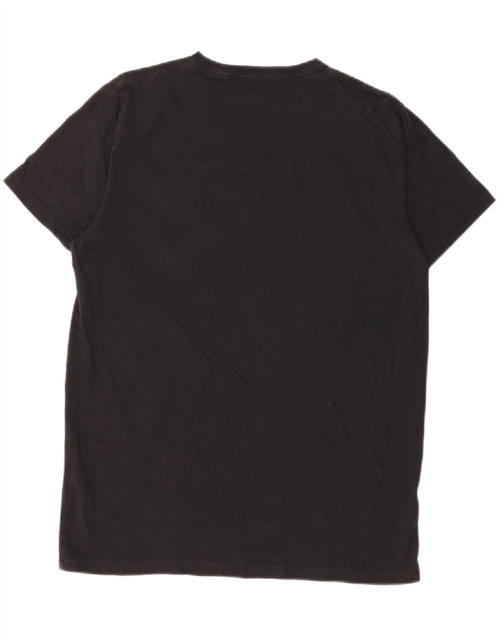 Мужская футболка Hollister Top Medium Black Cotton