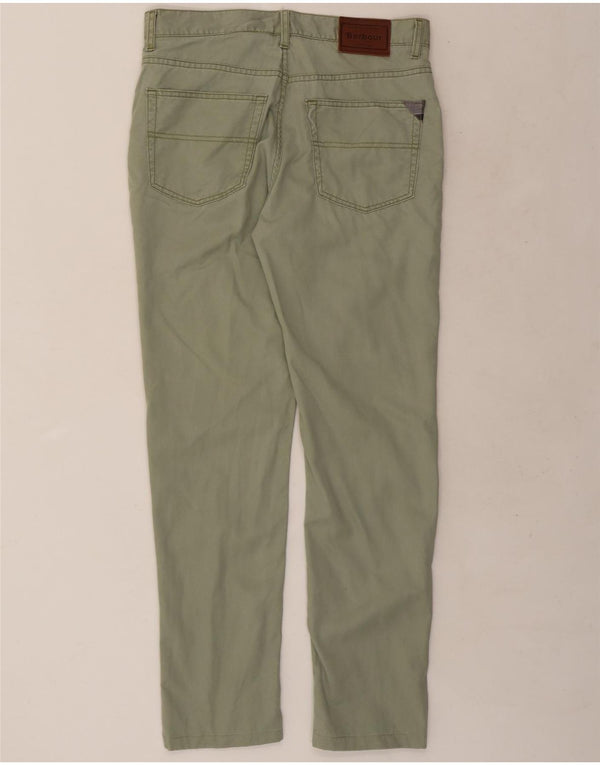 Мужские узкие повседневные брюки Barbour W34 L31 зеленые