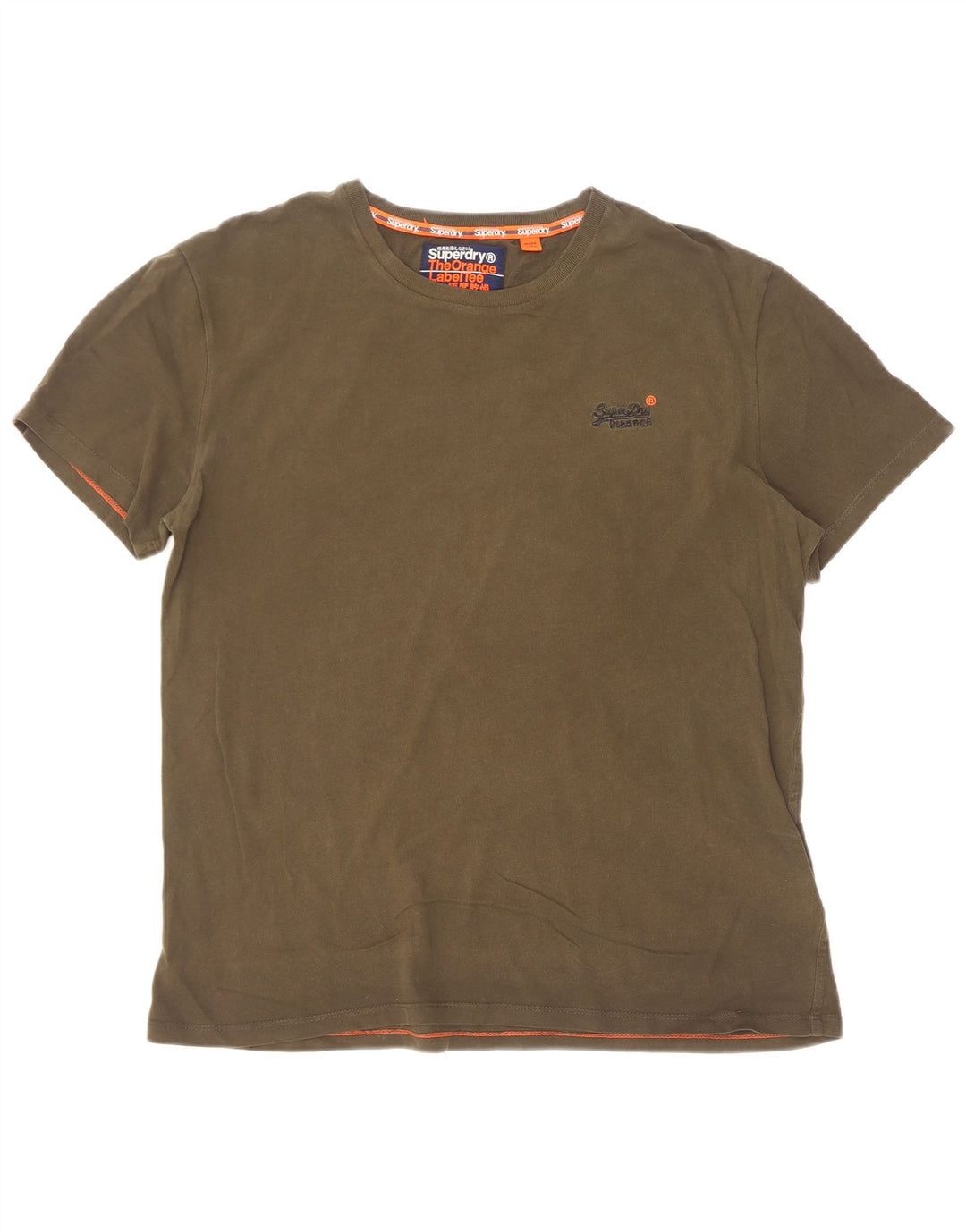 Мужская футболка Superdry Top XL Хаки Хлопок