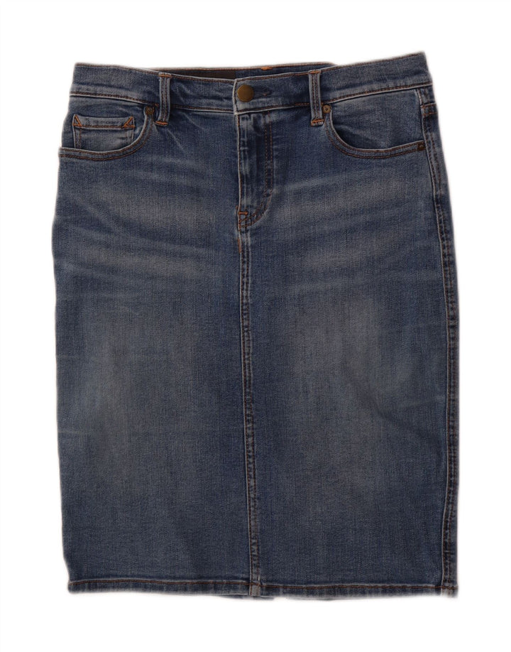 ARMANI EXCHANGE Womens Denim Skirt US 4 Small W28 Blue Cotton