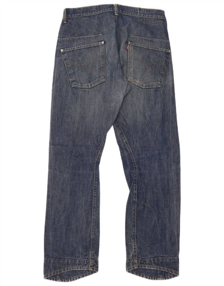 Мужские прямые джинсы Levi's W33 L32 синие, хлопок