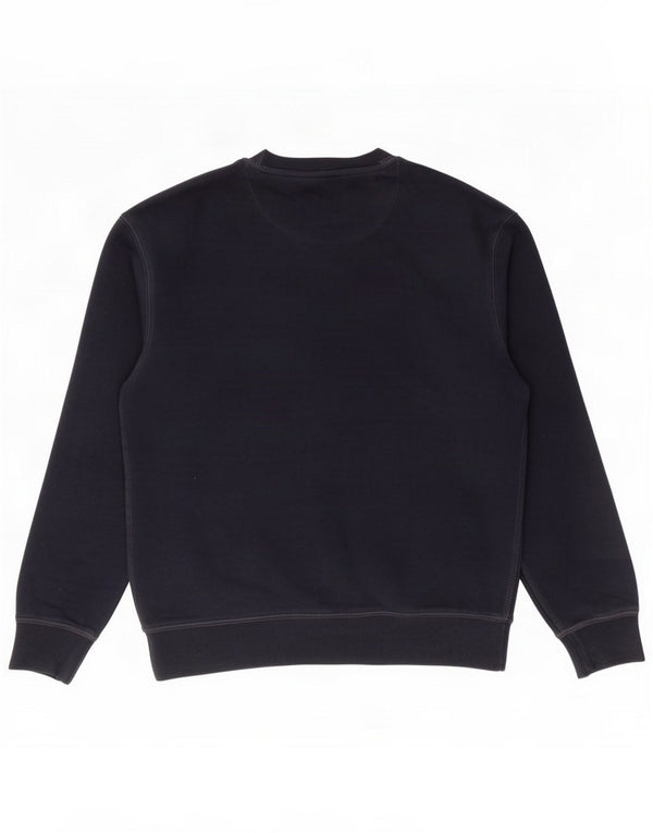 Мужской классический свитшот Jack & Jones, маленький темно-синий хлопковый джемпер