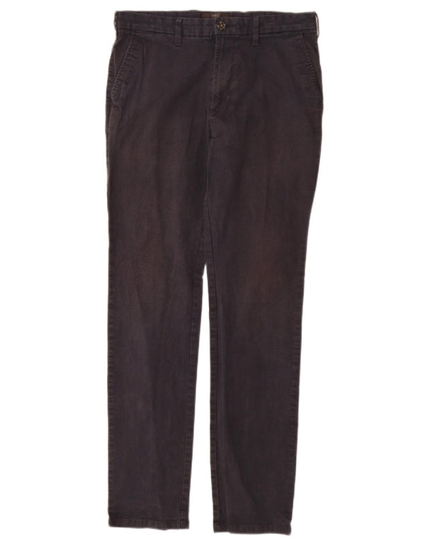 Мужские узкие брюки-чиносы Marks & Spencer W32 L33 темно-синие, хлопок