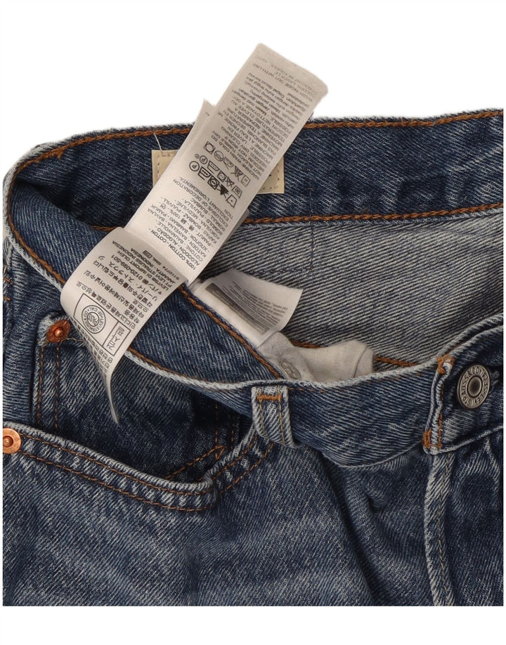 Женские прямые джинсы Levi's W27 L30 синие, хлопок 90-х