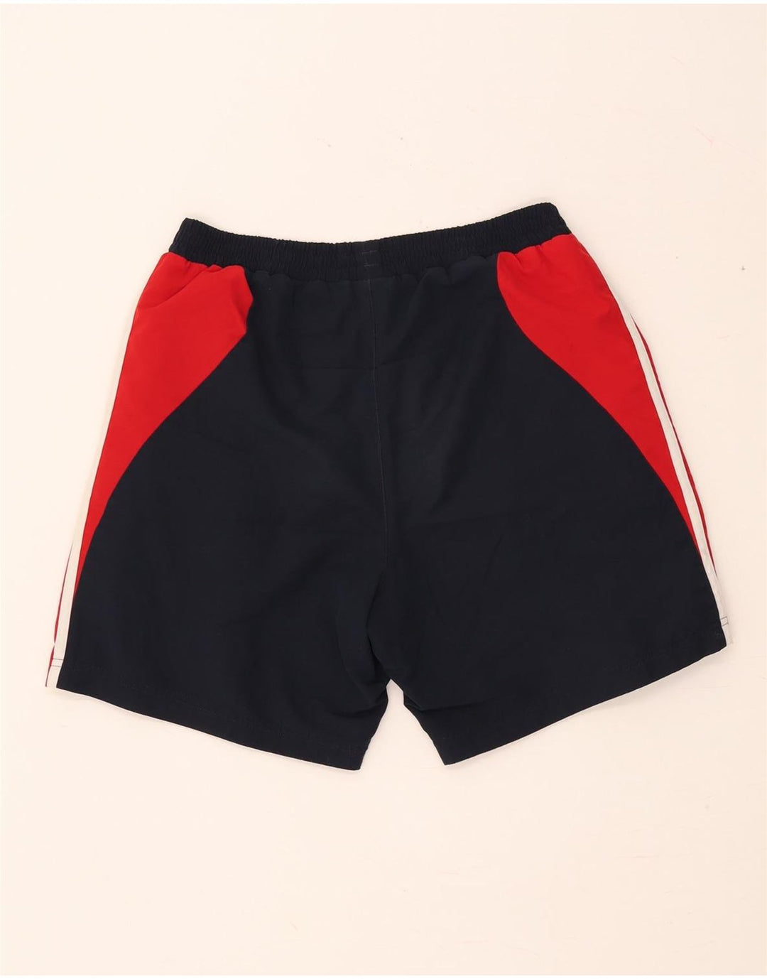 Спортивные шорты ADIDAS для мальчиков 15–16 лет, темно-синие, полиэстер с цветными блоками