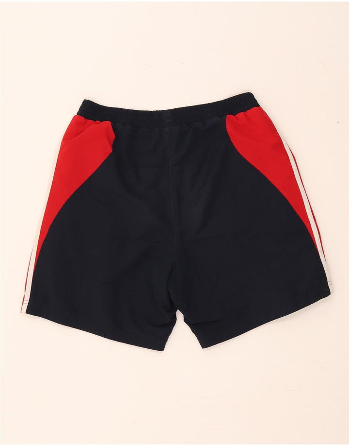 Спортивные шорты ADIDAS для мальчиков 15–16 лет, темно-синие, полиэстер с цветными блоками