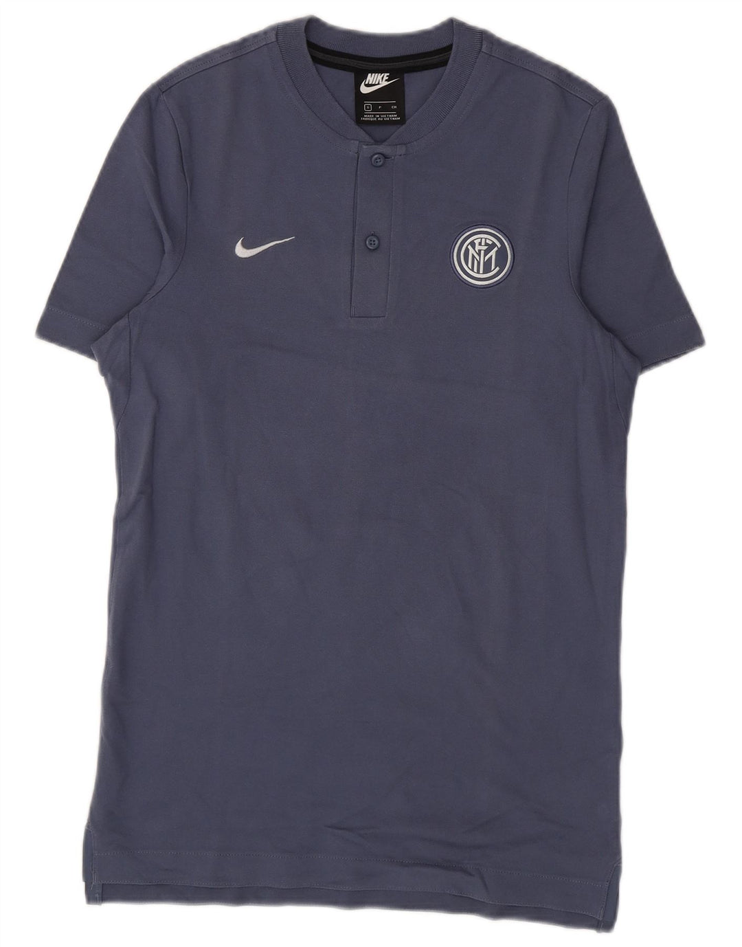 Мужская футболка Nike Inter Milan, маленький синий хлопок