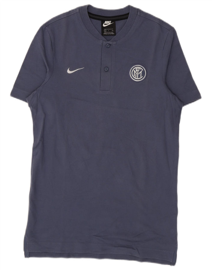 Мужская футболка Nike Inter Milan, маленький синий хлопок