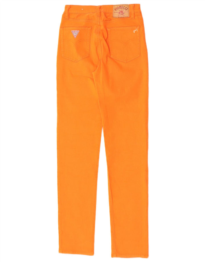 Женские узкие джинсы Fiorucci W28 L30 Оранжевые, хлопок