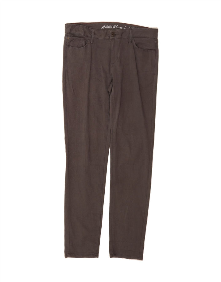 EDDIE BAUER Womens Slightly Curvy Casual Trousers US 8 Medium W32 L31 Grey Vintage Eddie Bauer and Second-Hand Eddie Bauer from Messina Hembry 